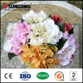 Red outdoor decorative artificial crystal flower wall for wedding